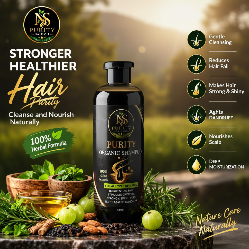 NS Purity shampoo benefits banner