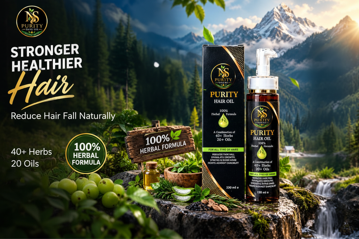 NS Purity wide hair oil banner